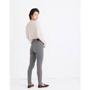 Madewell gray front ankle split Roadtirpper Jeggins Size 26 Petite Skinny